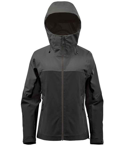 Stormtech Ladies Vertex Stormshell Jacket in Granite/Black