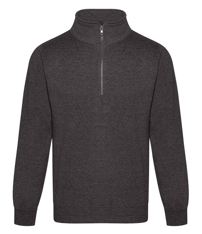 Pro RTX Pro RTX Pro 1/4 Neck Zip Sweatshirt Charcoal