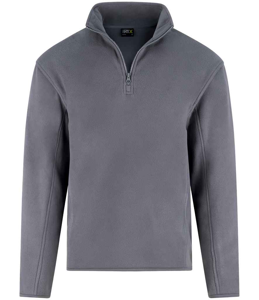 Pro RTX Pro RTX 1/4 Zip Micro Fleece Solid Grey