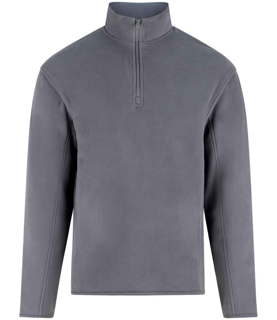 Pro RTX Pro RTX 1/4 Zip Micro Fleece Solid Grey