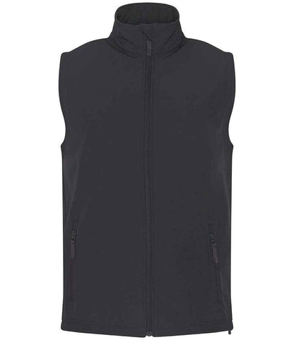 Pro RTX Pro RTX Pro Two Layer Soft Shell Gilet Charcoal