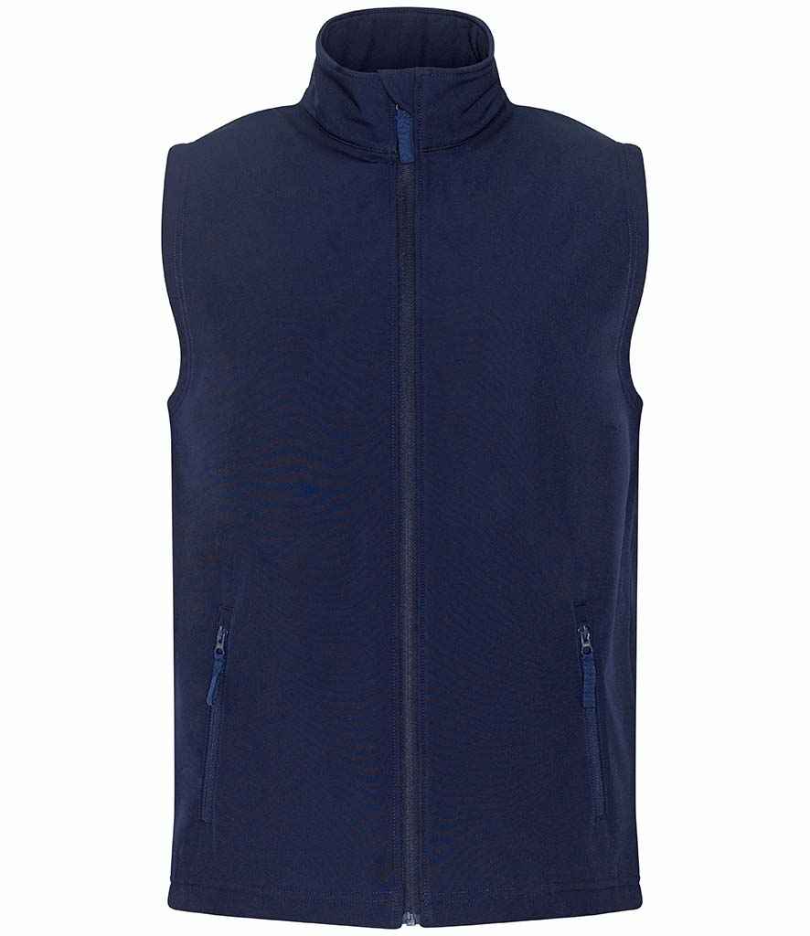 Pro RTX Pro RTX Pro Two Layer Soft Shell Gilet Navy