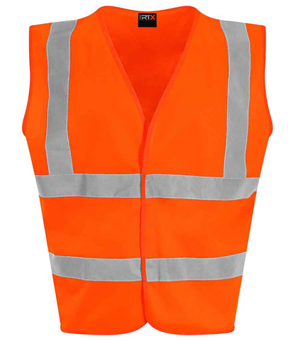 Pro RTX High Visibility Kids Waistcoat in Orange