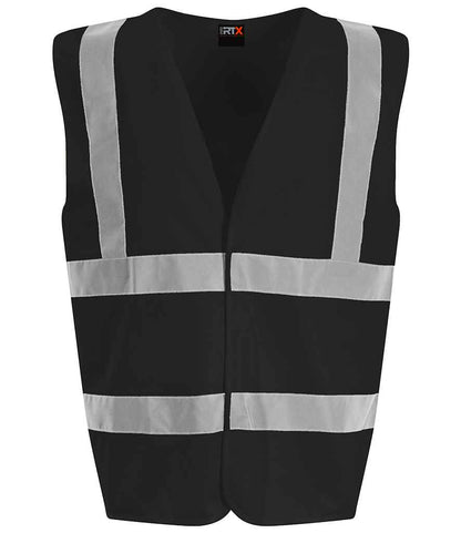 Pro RTX High Visibility Waistcoat in Black