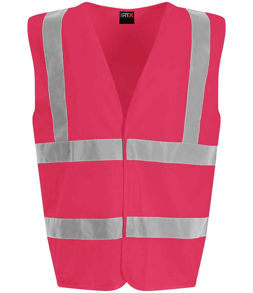 Pro RTX High Visibility Waistcoat in Pink