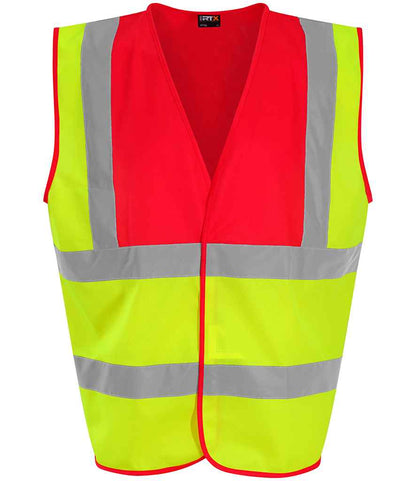 Pro RTX High Visibility Waistcoat in Yellow/Red