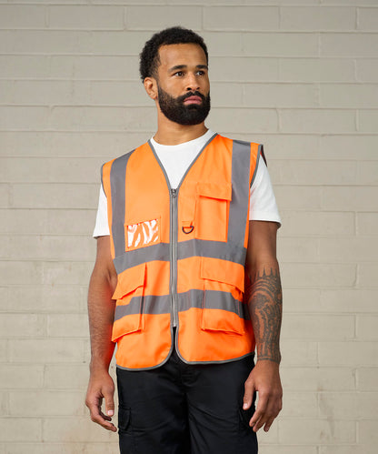 Pro RTX High Visibility Executive waistcoat HV Orange