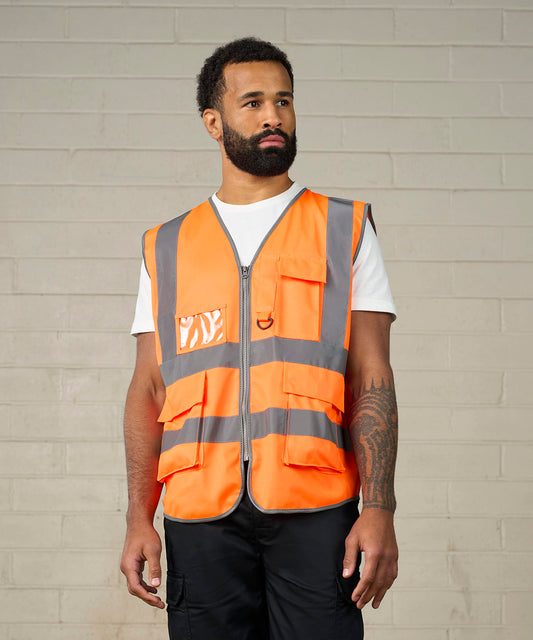 Pro RTX High Visibility Executive waistcoat HV Orange