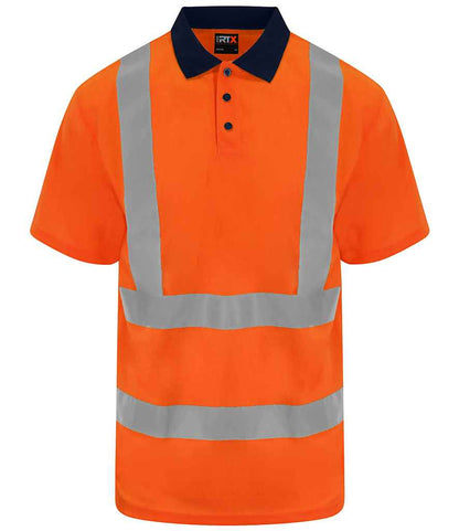Pro RTX High Visibility Pro RTX High Visibility Polo Shirt Orange/Navy