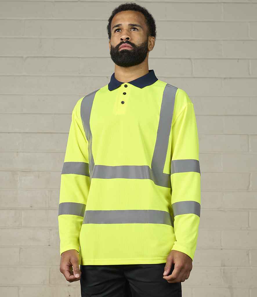 Pro RTX High Visibility Pro RTX High Visibility Long Sleeve Polo Shirt