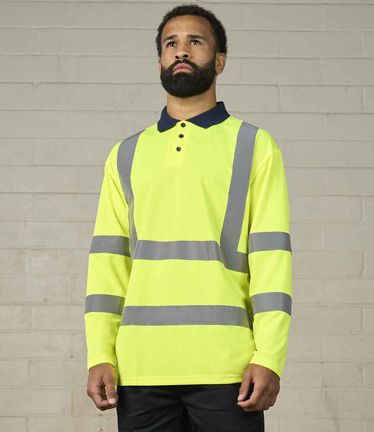 Pro RTX High Visibility Pro RTX High Visibility Long Sleeve Polo Shirt