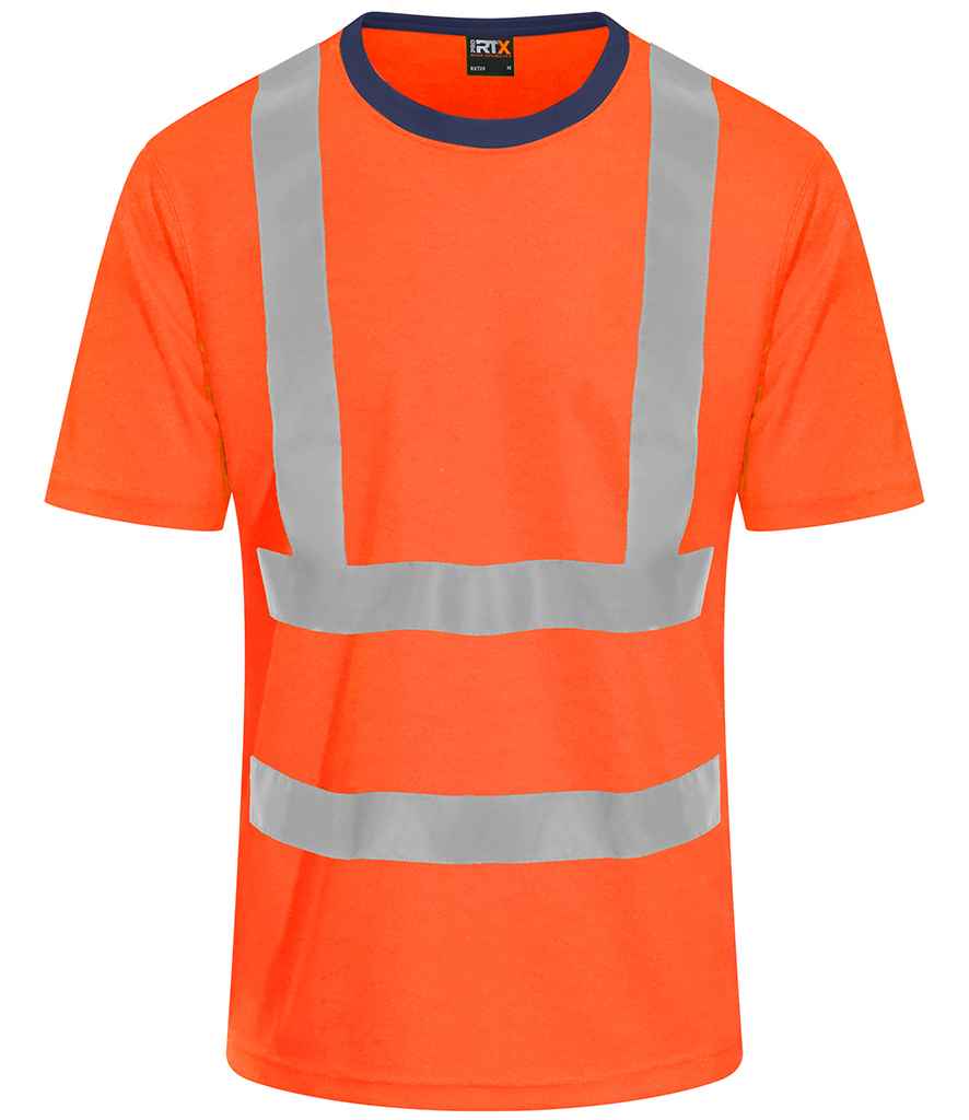 Pro RTX High Visibility Pro RTX High Visibility T-Shirt Orange/Navy