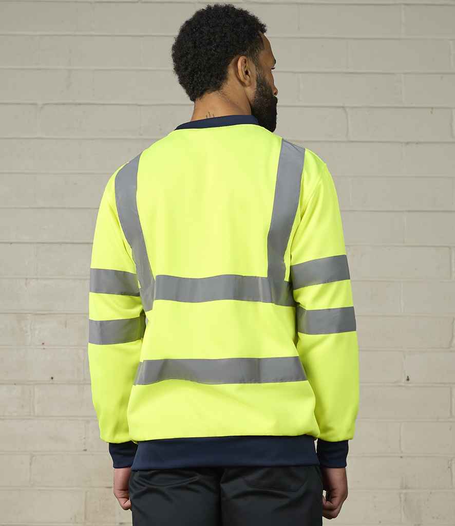 Pro RTX High Visibility Two Tone Sweatshirt - model image