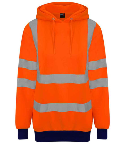 Pro RTX High Visibility Two Tone Hoodie in Orange/Navy