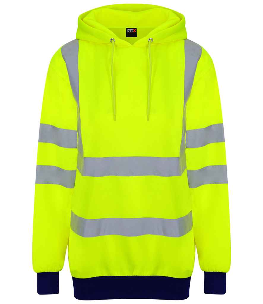 Pro RTX High Visibility Pro RTX High Visibility Two Tone Hoodie Yellow/Navy