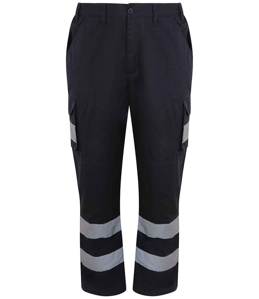 Pro RTX High Visibility Cargo Trousers in Navy