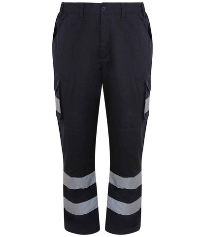 Pro RTX High Visibility Cargo Trousers in Navy