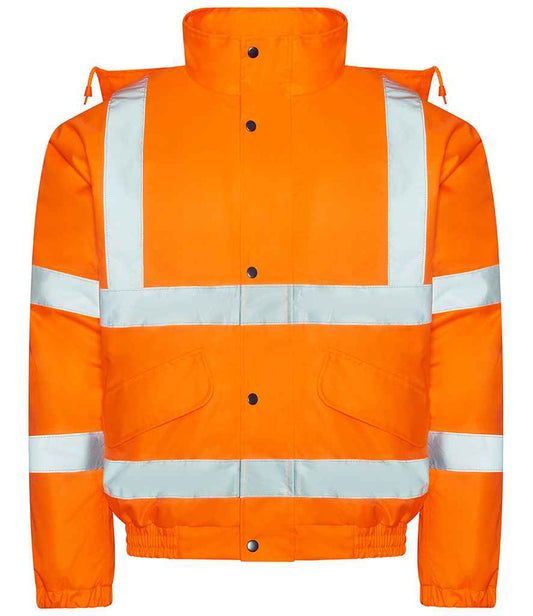 Pro RTX High Visibility Bomber Jacket in Orange