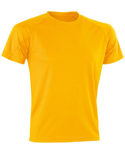 Spiro Performance Aircool tee Gold