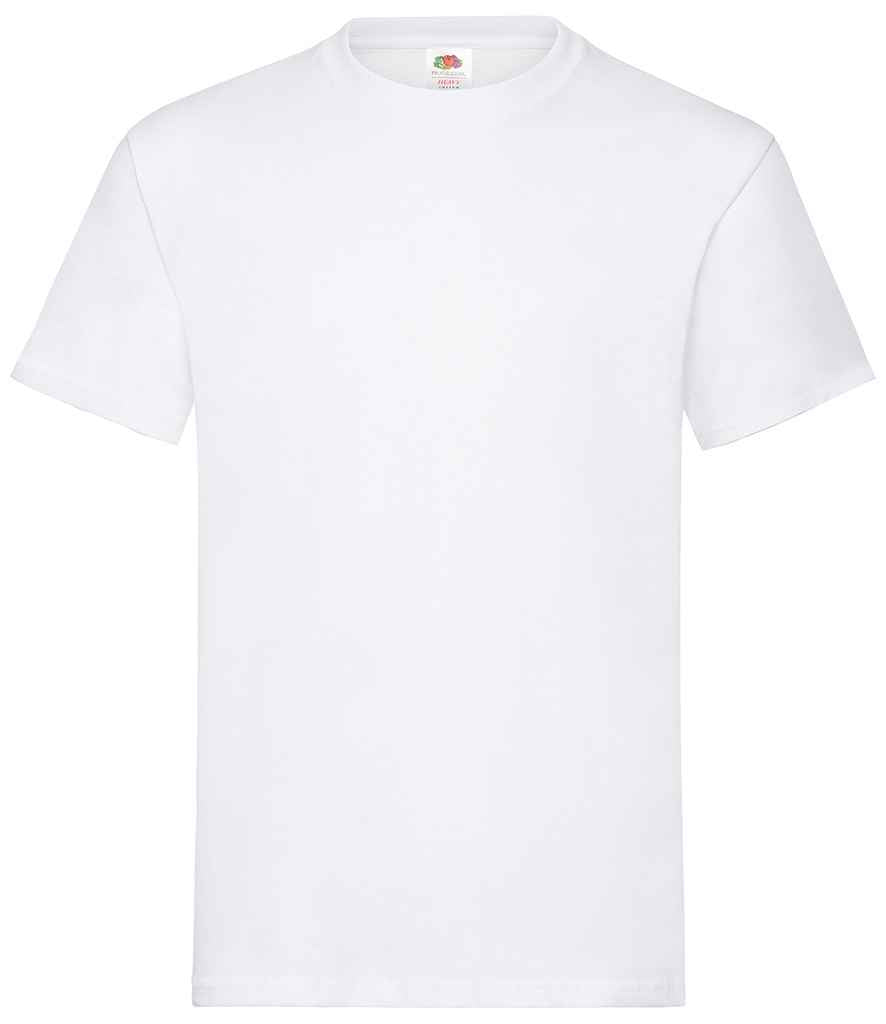 Fruit of the Loom Heavy Cotton T-Shirt in White