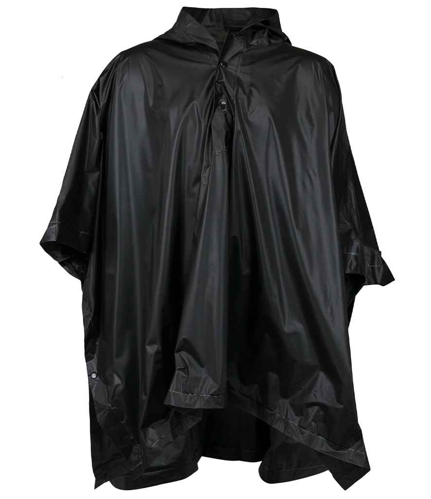 Splashmacs Rain Poncho in Black