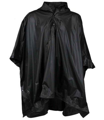 Splashmacs Rain Poncho in Black
