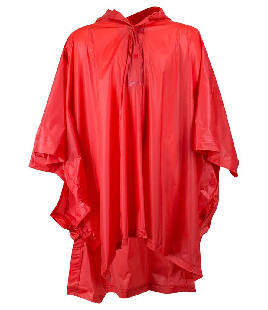 Splashmacs Rain Poncho in Red