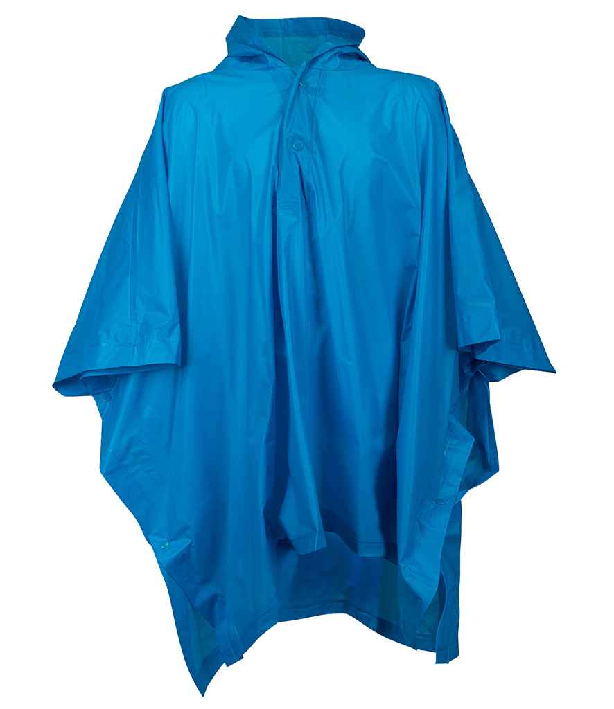 Splashmacs Rain Poncho in Sapphire Blue