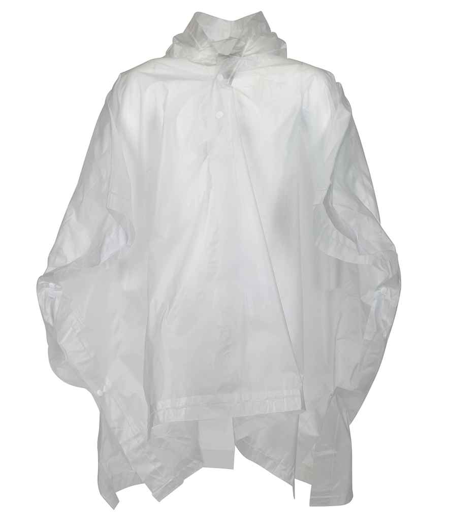 Splashmacs Kids Rain Poncho in Clear