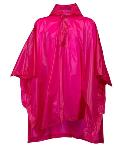 Splashmacs Kids Rain Poncho in Fuchsia