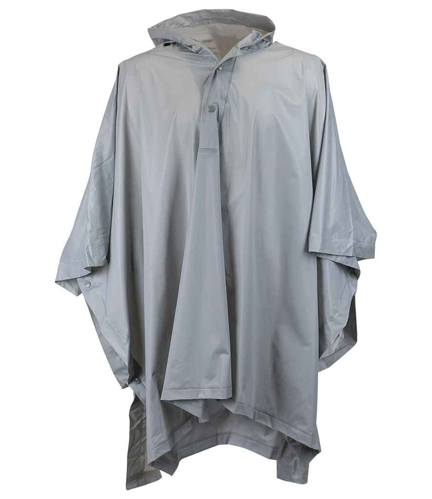 Splashmacs Kids Rain Poncho in Silver