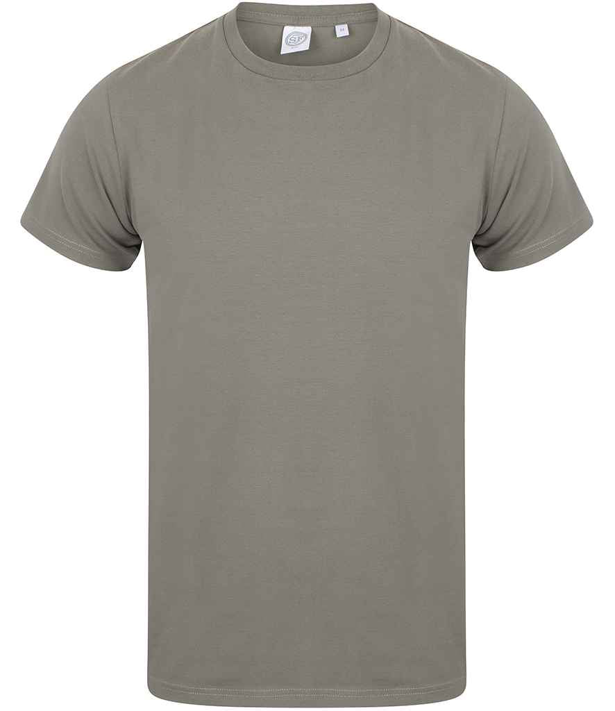 SF Clothing SF Clothing Feel Good Stretch T-Shirt Khaki