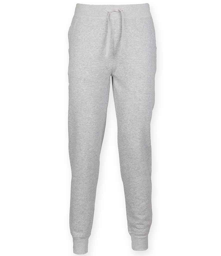 SF Clothing Slim Cuffed Jog Pants in Heather Grey