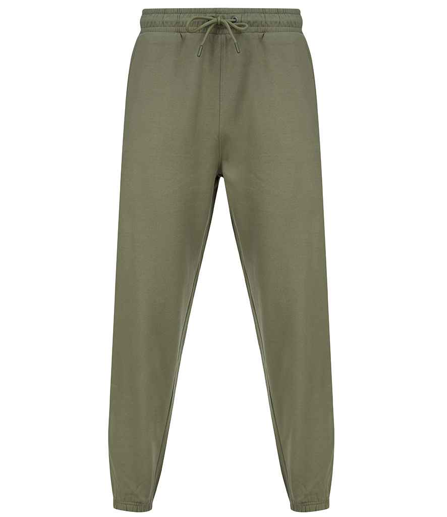 SF Clothing Unisex Sustainable Fashion Cuffed Joggers in Khaki