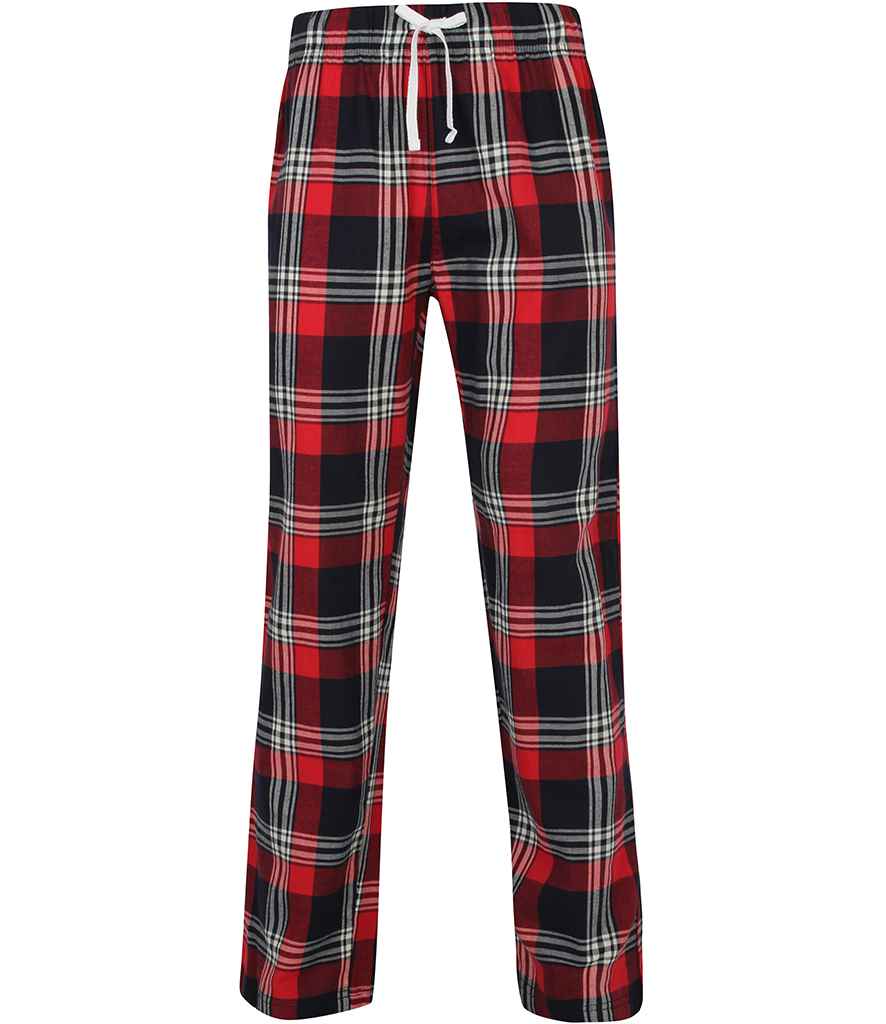 SF Clothing Tartan Lounge Pants in Red/Navy