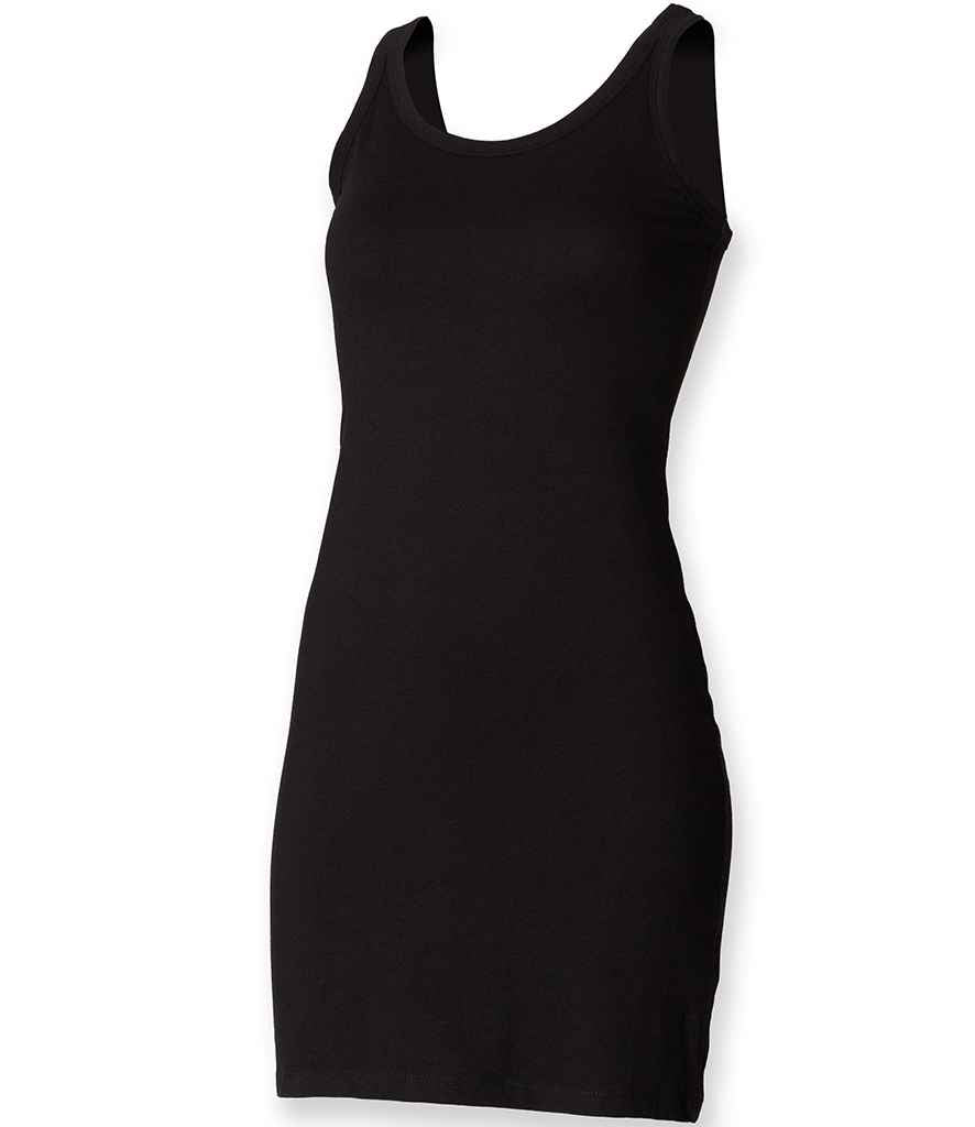 SF Clothing Ladies Tank Dress in Black