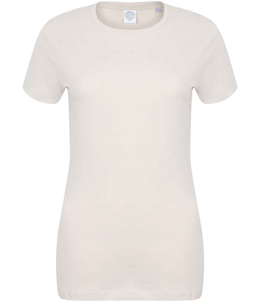 SF Clothing SF Clothing Ladies Feel Good Stretch T-Shirt Light Stone
