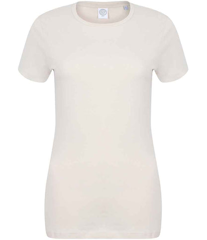 SF Clothing SF Clothing Ladies Feel Good Stretch T-Shirt Light Stone