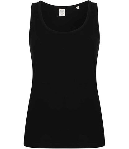 SF Clothing Ladies Feel Good Stretch Vest in Black