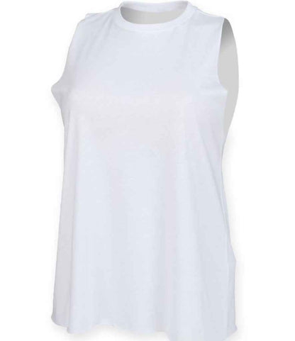 SF Clothing Ladies High Neck Vest in White
