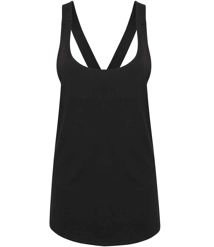 SF Clothing Ladies Fashion Workout Vest in Black