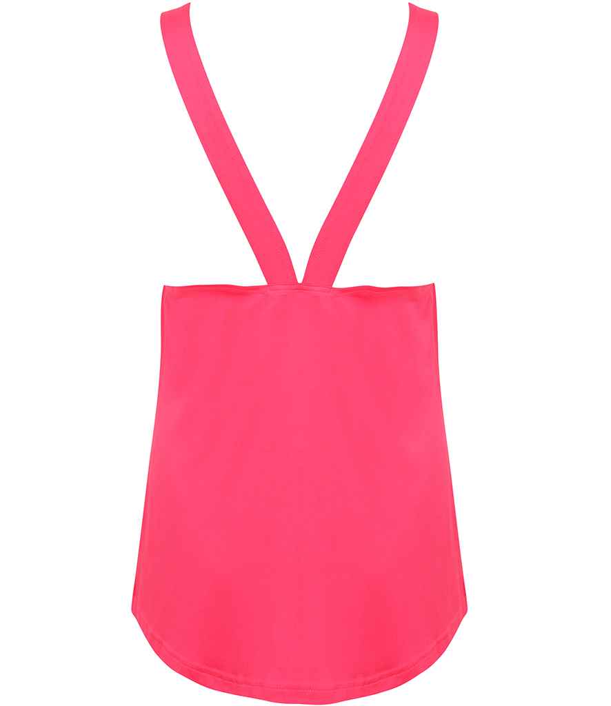 SF Clothing SF Clothing Ladies Fashion Workout Vest Neon Pink