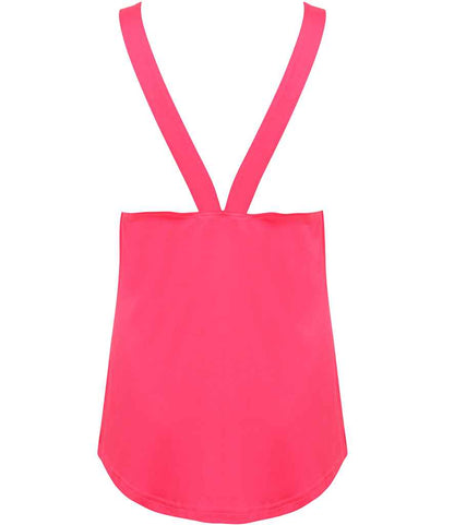 SF Clothing SF Clothing Ladies Fashion Workout Vest Neon Pink