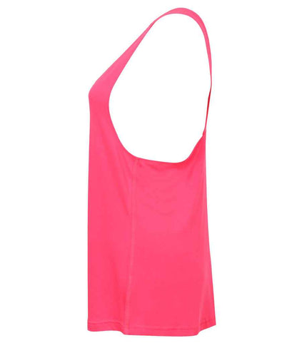 SF Clothing SF Clothing Ladies Fashion Workout Vest Neon Pink