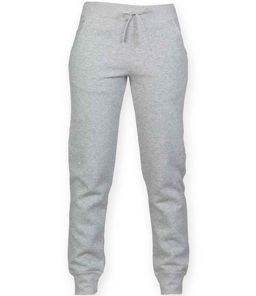 SF Clothing Ladies Cuffed Jog Pants in Heather Grey