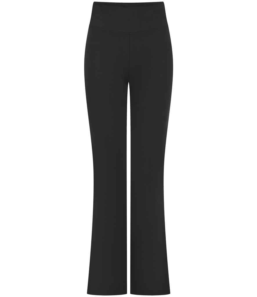 SF Clothing Ladies Flared Leggings in Black