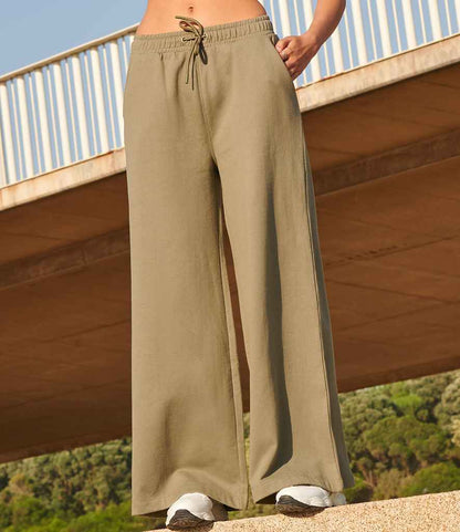 SF Clothing Ladies Sustainable Fashion Wide Leg Joggers - model image
