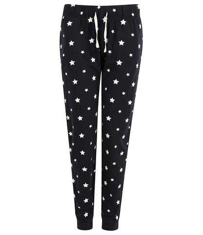 SF Clothing Ladies Lounge Pants in Navy/White Stars