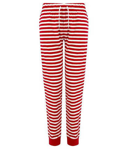 SF Clothing Ladies Lounge Pants in Red/White Stripes