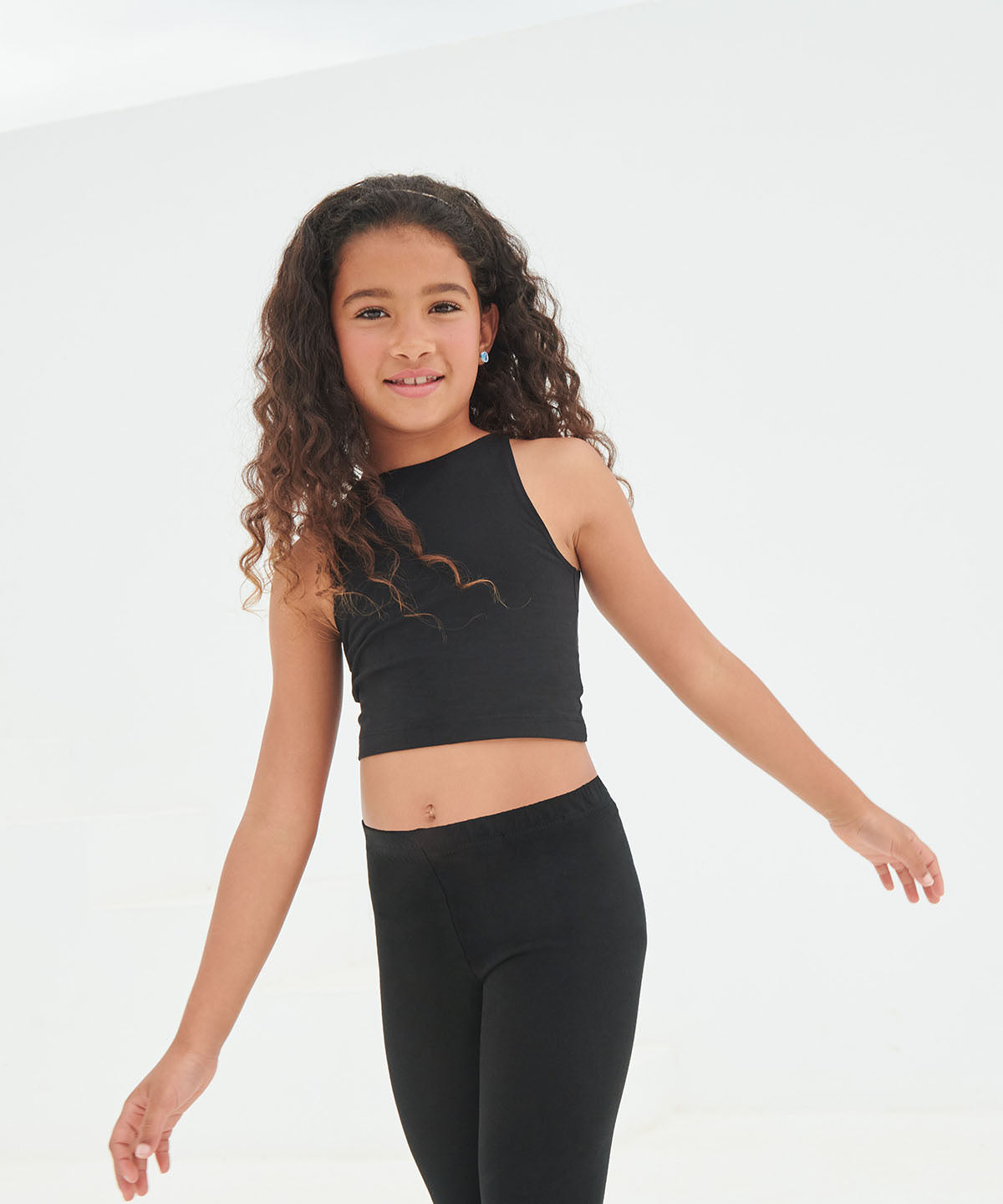 SF Clothing Kids cropped top Black